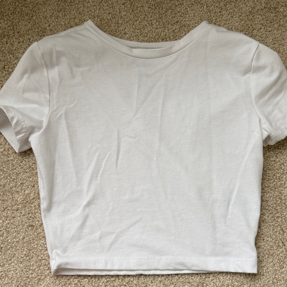 Wild Fable cropped White Tee